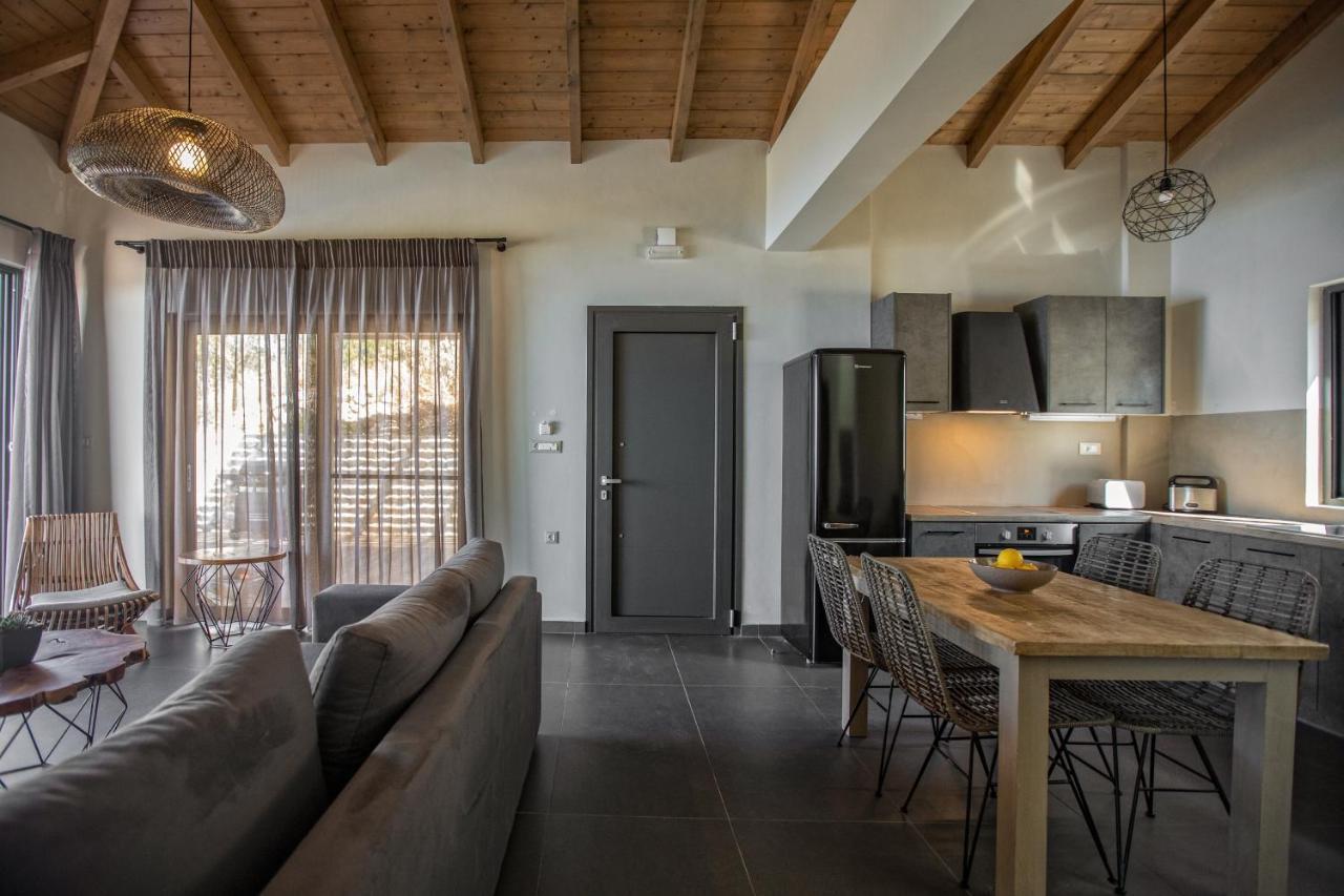 Brand New Villa Lefka With Private Pool At Platies Platíesz Kültér fotó
